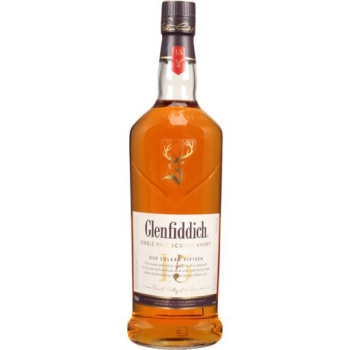 Glenfiddich 15 Year Old Solera Single Malt Scotch Whisky 1L