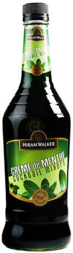 Hiram Walker Green Creme De Menthe 375ml