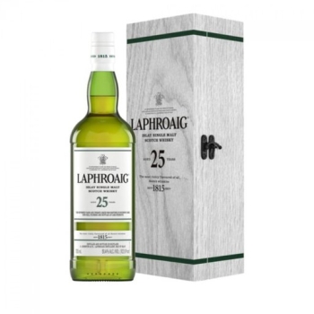 Laphroaig 25 Years Old Cask Strength Islay Single Malt Scotch Whiskey 750ml