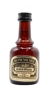 Bowmore - Islay Single Malt Dumpy Miniature 12 year old Whisky 5CL
