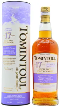 Tomintoul - Pedro Ximenez Sherry Cask Finish Speyside Single Malt Scotch 2005 17 year old Whisky
