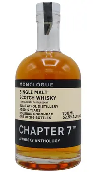 Blair Athol - 12 year old Chapter 7 - Single Ex-Bourbon Cask #301068 2009 Whisky 70cl 52.5% ABV