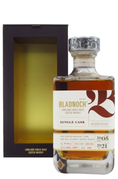Bladnoch - Cask 03 - Single Cask #1022 2005 15 year old Whisky