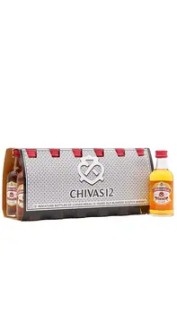 Chivas Regal - Blended Scotch 12 year old Whisky Miniatures (12 x 5cl)