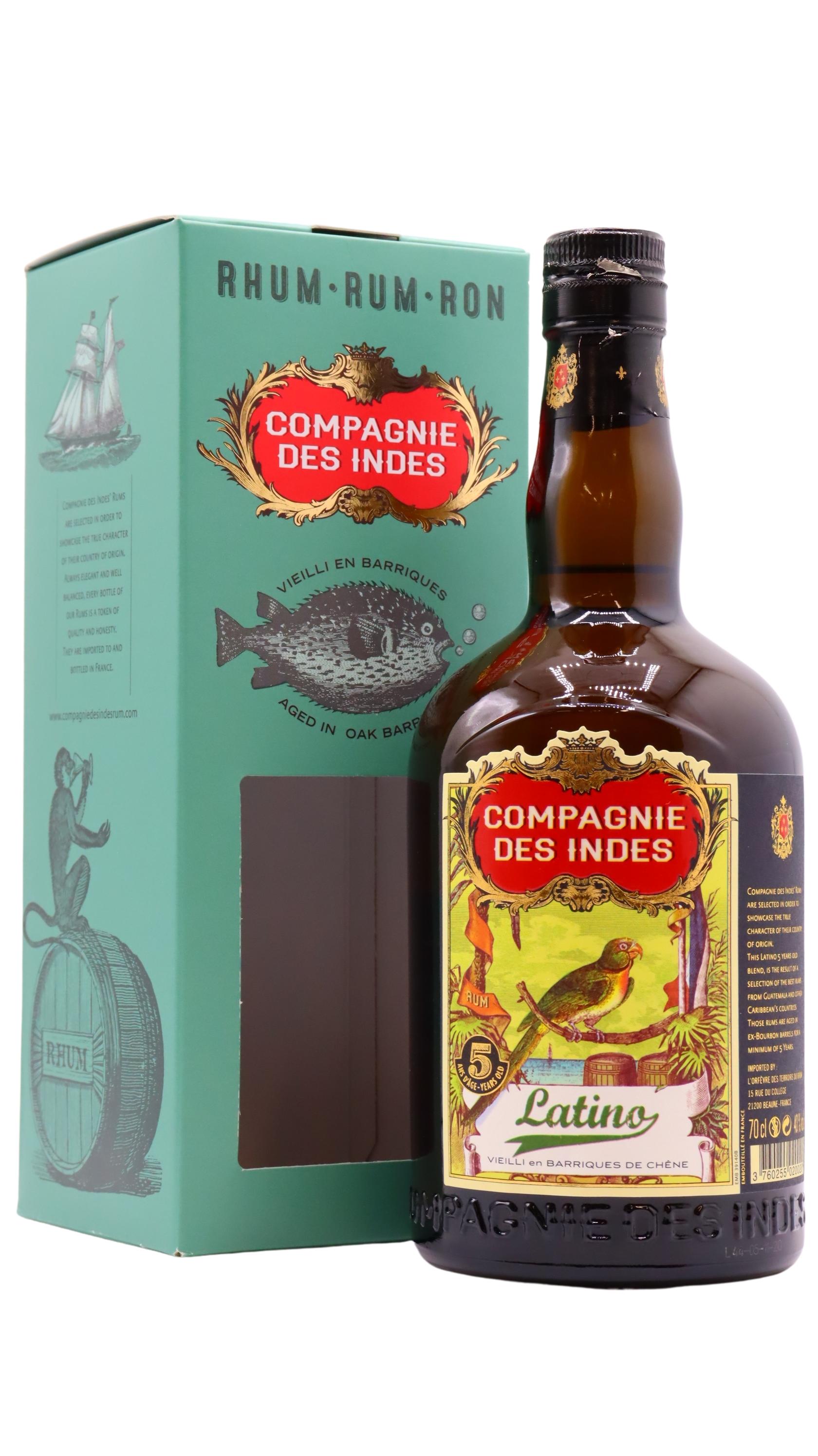 Compagnie Des Indes - Latino - Blended 5 year old Rum | Bourbon Liquor Store