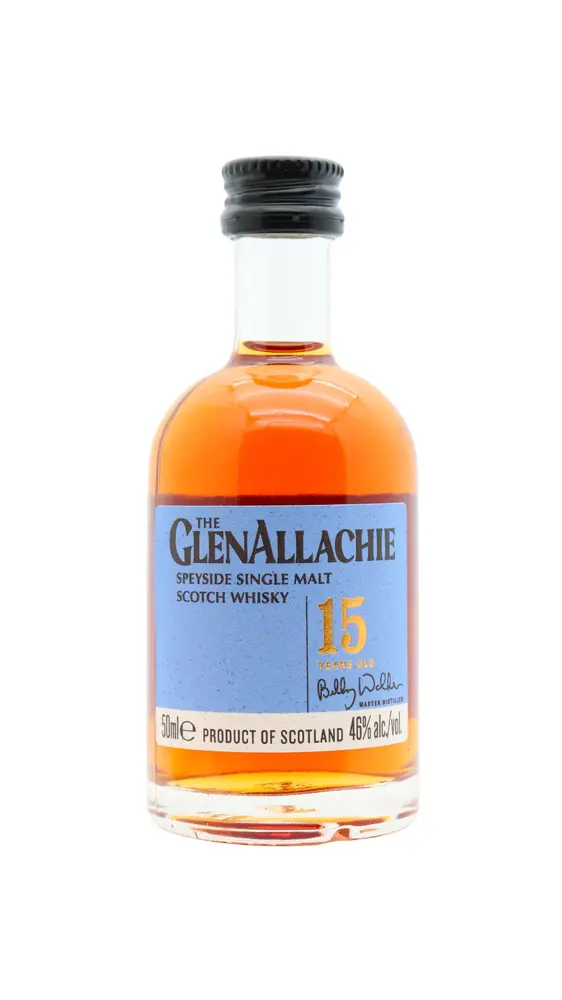 GlenAllachie - 15 year old Single Malt Scotch Whisky 5cl 46% ABV Miniature