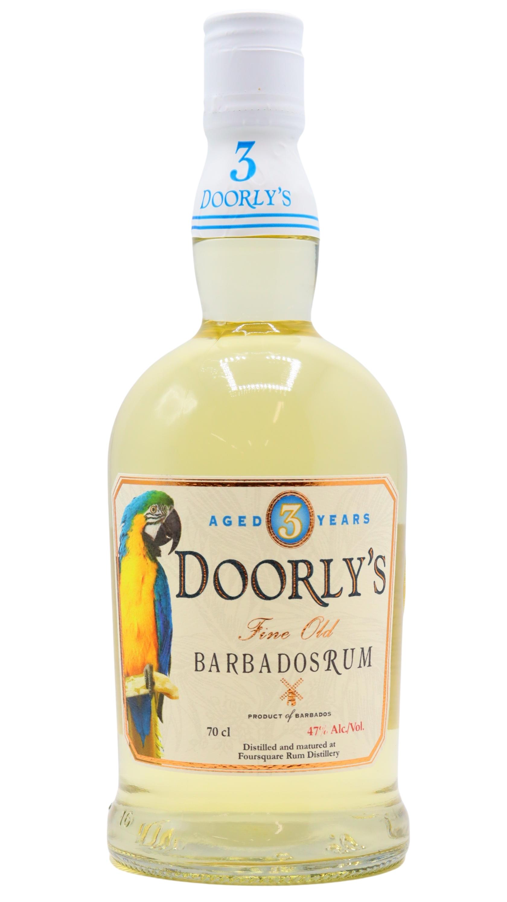 Foursquare - Doorlys Fine Old Barbados Over-Proof White 3 year old Rum |  Bourbon Liquor Store