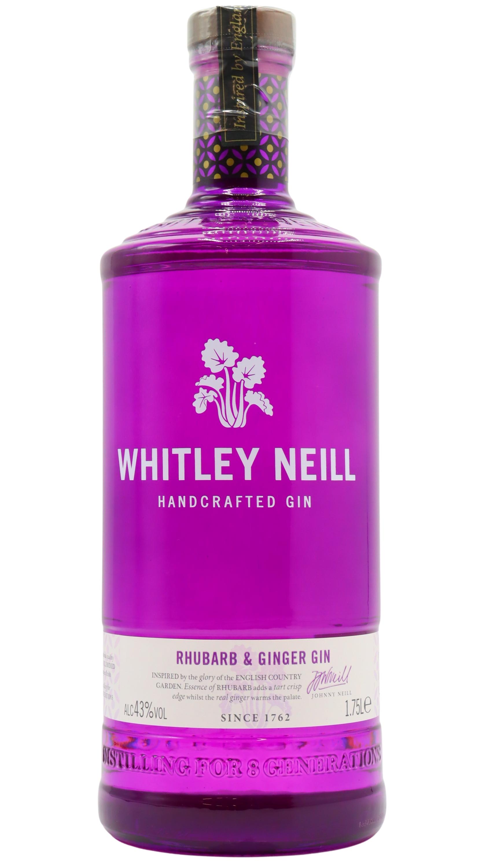 Whitley Neill Rhubarb & Ginger (1.75 Litre) Gin Nationwide Liquor