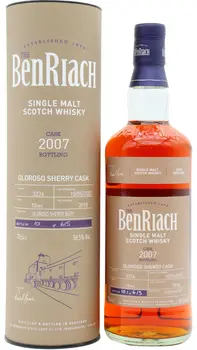 Benriach - 10 year old Single Cask #3236 2007 Whisky 70cl 58.5% ABV