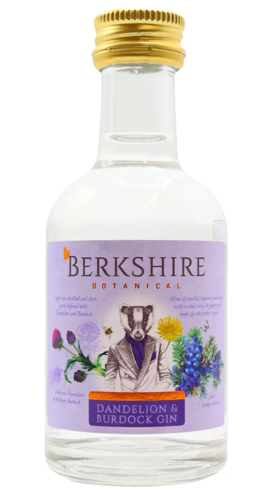 Berkshire - Dandelion & Burdock Gin Miniature 5CL