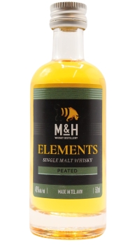 Milk & Honey - Elements Series Peated Cask Miniature Whisky 5CL