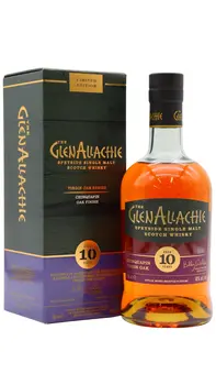 GlenAllachie - 10 year old Chinquapin Virgin Oak Finished Single Malt Scotch Whisky 70cl 48% ABV