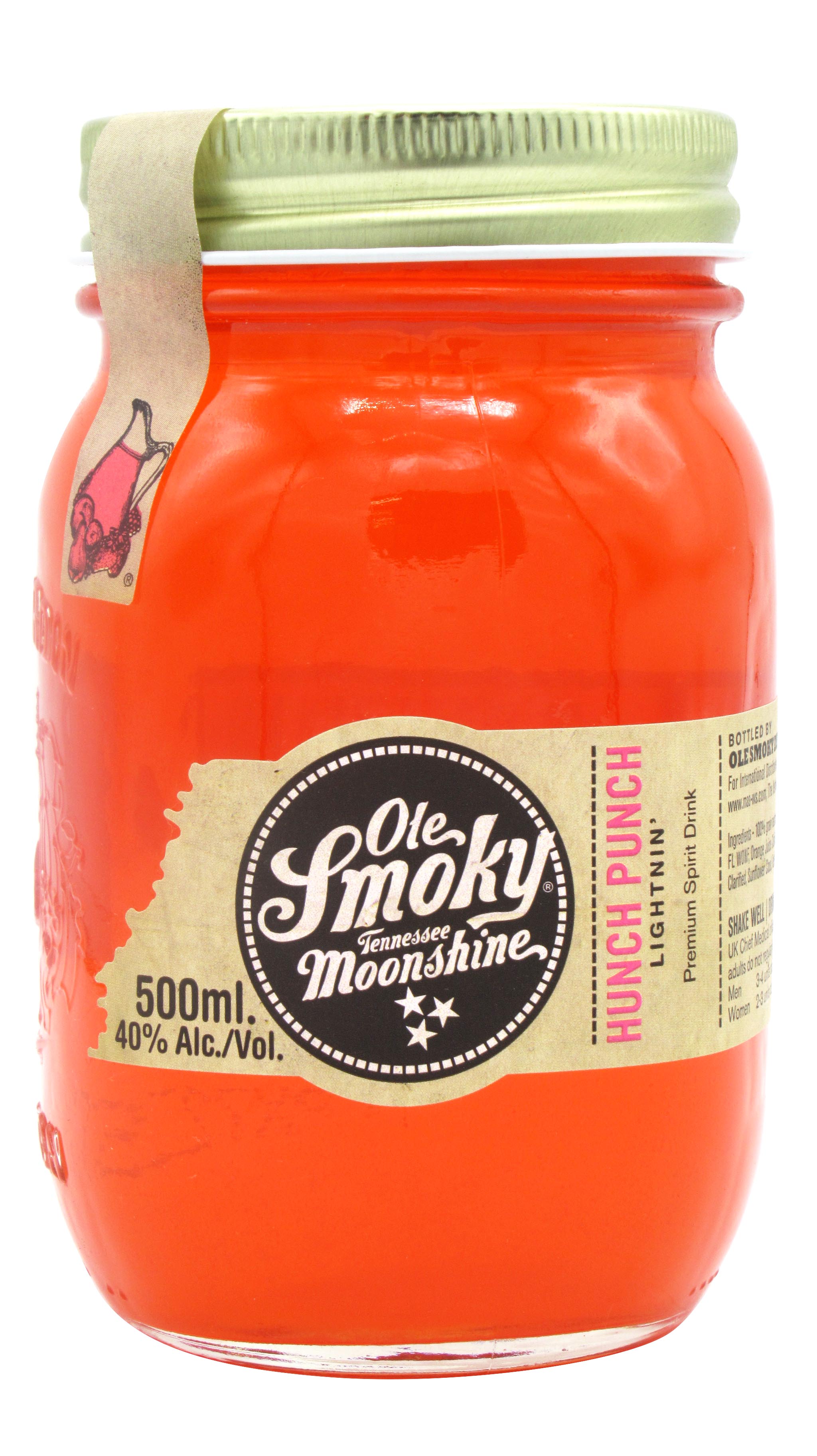 Ole Smoky Hunch Punch Lightnin' Moonshine 50CL Nationwide Liquor