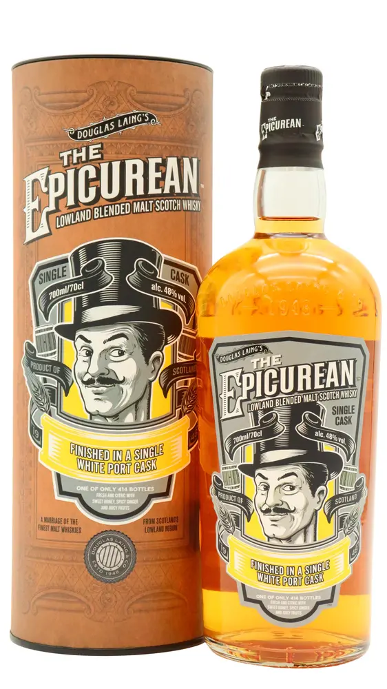 The Epicurean - White Port Edition Lowland Blended Malt Scotch Whisky 70CL