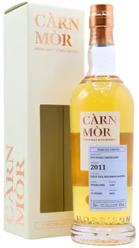 Old Pulteney - 11 year old Carn Mor Strictly Limited Bourbon Cask Finish Single Malt Scotch 2011 Whisky 70cl 47.5% ABV