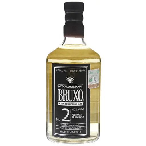 Bruxo Mezcal No 2 Pechuga De Maguey Agave Oaxaca Mexico 750ml