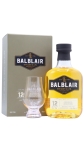 Balblair - Glencairn Glass & Single Malt Scotch 12 year old Whisky 70CL