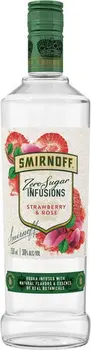 Smirnoff Zero Sugar Infusions Strawberry & Rose Vodka 750ml