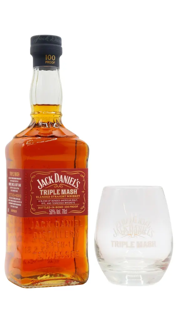 Jack Daniel's - Triple Mash Tennessee Whiskey (Includes Branded Glass) 70CL