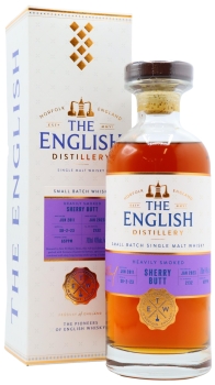 The English - Heavily Smoked Sherry Cask Matured 2011 12 year old Whisky 70CL