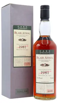 Blair Athol - Flora & Fauna Cask Strength 1st Edition 1981 16 year old Whisky