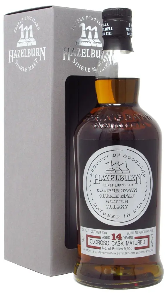 Hazelburn - Sherry Wood 2019 Edition Single Malt Scotch 2004 14 year old Whisky 70CL