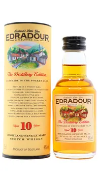 Edradour - Distillery Edition Single Malt Scotch 10 year old Whisky Miniature 5CL