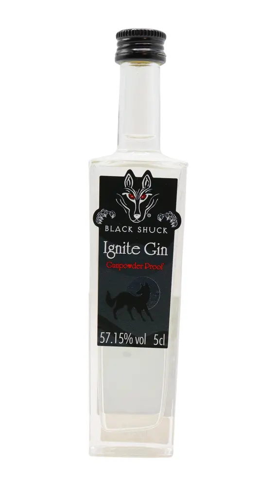 Black Shuck - Ignite Gunpowder Proof Gin Miniature 5CL