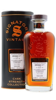 Undisclosed Speyside - (M) Signatory Single Sherry Cask #49 2005 17 year old Whisky 70CL
