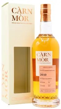 Mannochmore - Carn Mor Strictly Limited - Bourbon Cask Finish 2010 12 year old Whisky 70CL