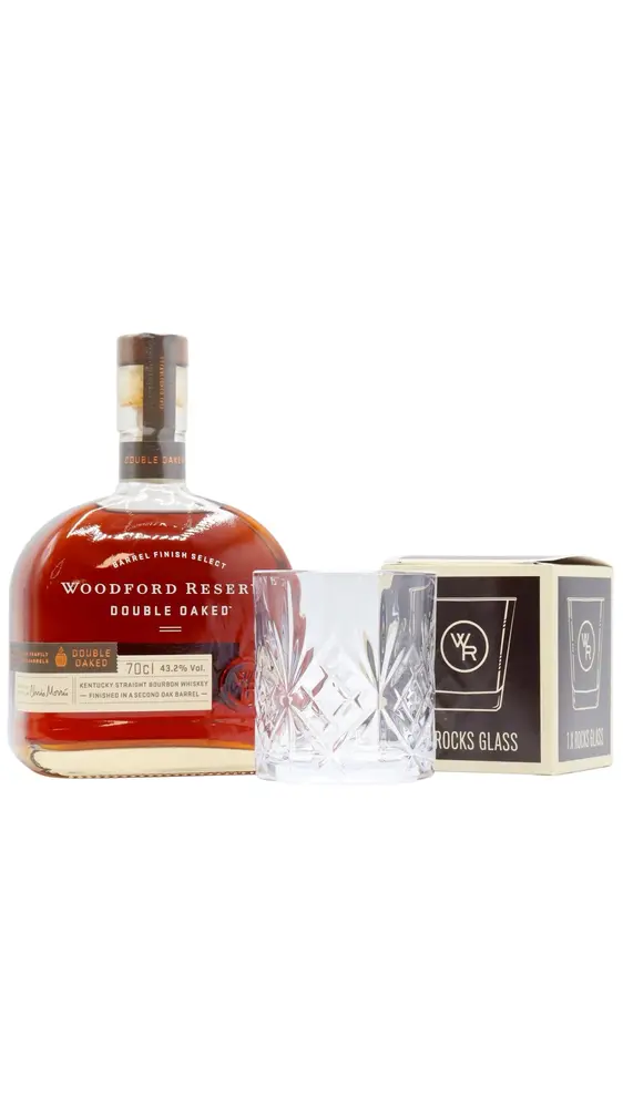 Woodford Reserve - Double Oaked Kentucky Straight Bourbon Whiskey (Includes Branded Glass)