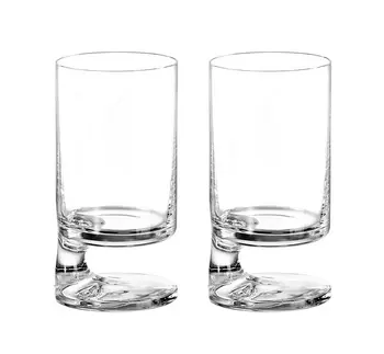 Joe Colombo - Smoke Acqua Water Glass (Twin Pack)