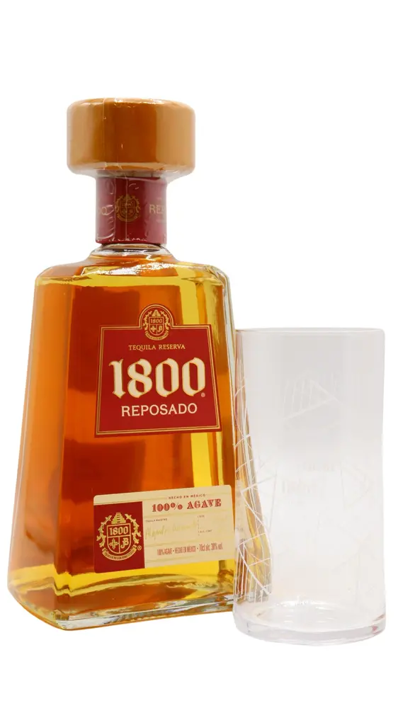 1800 - Reposado Tequila (Includes Branded Glass)