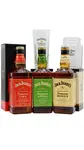 Jack Daniel's - Tennessee Honey- Fire & Apple Whiskey Liqueur (3 x 70cl) (Includes Gift Box- Highball Glass & Jar)