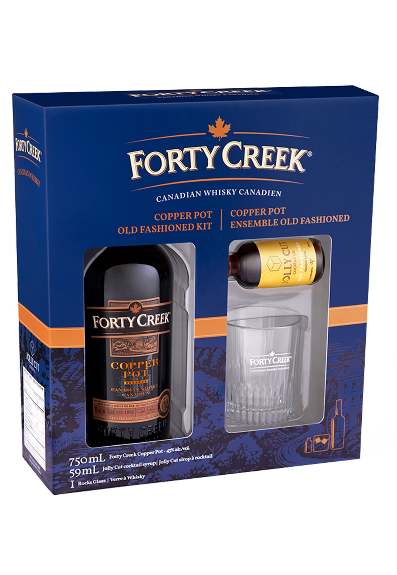 Forty Creek Copper Pot Old Fashioned Kit 750ml