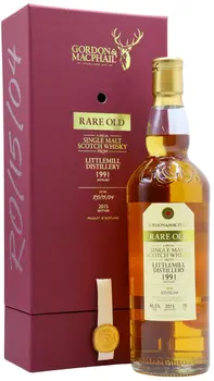 Littlemill (silent) - Gordon & MacPhail Rare Old Single Malt Scotch 1991 23 year old Whisky