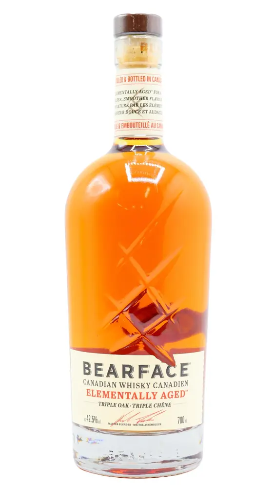 Bearface - Elementally Aged Triple Oak Canadian Whisky 70CL