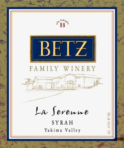 Betz - La Serenne Syrah 2018 (Pre-arrival) 750ml