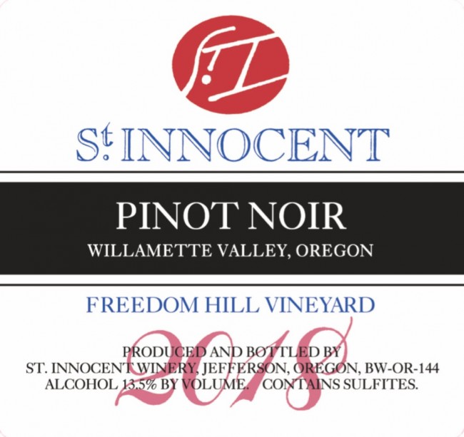 St. Innocent - Freedom Hill Pinot Noir 2018 750ml