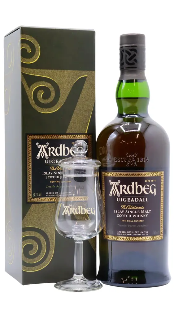 Ardbeg - Uigeadail Islay Single Malt Scotch Whisky (Includes Tasting Glass) 70CL