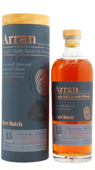 Arran - Rare Batch French Oak Bordeaux Single Malt Scotch 15 year old Whisky