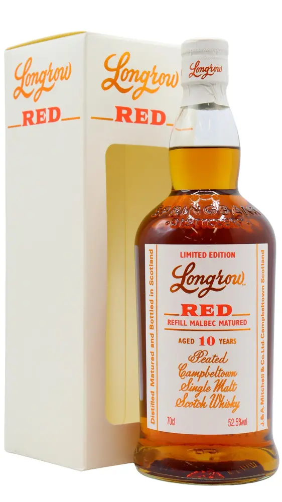 Longrow - 2020 Release Red Refill Malbec Cask Matured 10 year old Whisky