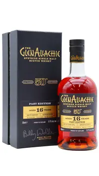 GlenAllachie - 16 year old Billy Walker 50th Anniversary - Past Edition Single Malt Scotch 2005 Whisky 70cl 57.1% ABV