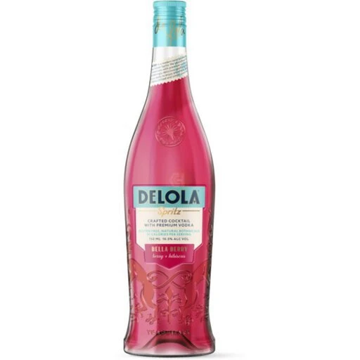 Delola Spritz Bella Berry Berry + Hibiscus Crafted Cocktail 750ml