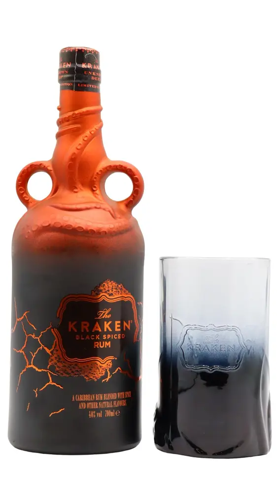 Kraken - 2022 Limited Edition Unknown Deep - Copper Scar Rum (Unboxed) (Includes Branded Glass)