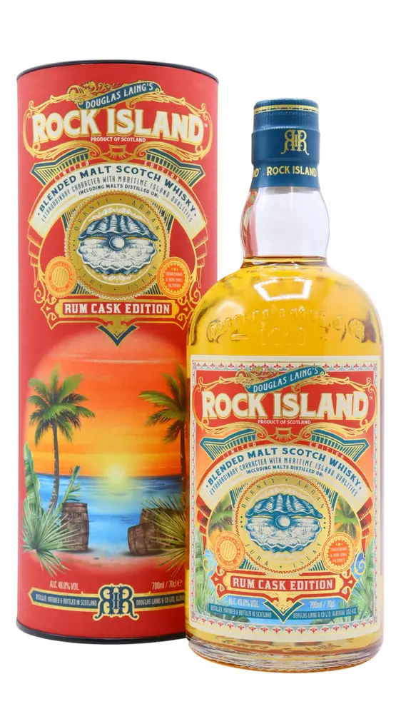 Rock Island - Rum Cask Edition Blended Malt Scotch Whisky 70CL