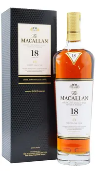 Macallan - 2023 Release Sherry Oak Highland Single Malt Scotch 18 year old Whisky
