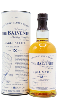 Balvenie - Single Barrel #22166 12 year old Whisky 70CL