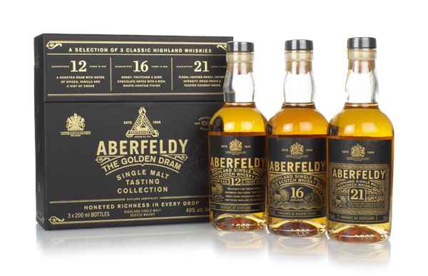 Aberfeldy Scotch Single Malt The Golden Dram Tasting Collection 3x200ml