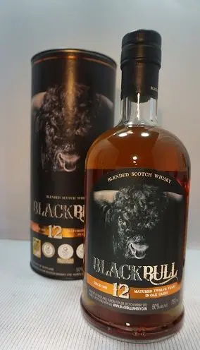 Black Bull Scotch Blended By Duncan Taylor In Oak Cask 100pf 12yr 750ml